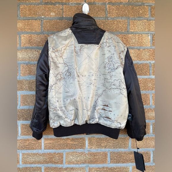 RoundTree & Yorke Lamb Skin Leather pilot jacket large - Picture 13 of 17